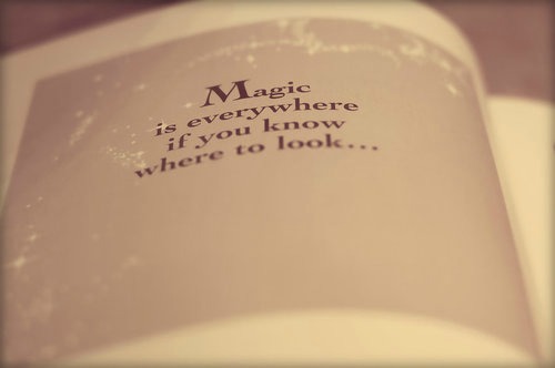 magic is everywhere if you know where to look